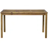 Möbilia 4-tlg. Garten-Sitzgruppe | 2 Stühle, 1 Bank | klapp- und verstellbar | Akazie-Holz natur | 31020020 | Serie GARTEN
