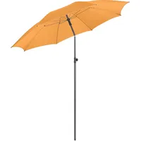 Fare Sonnenschirm Orange, Kunststoff, Rund, 235x235 cm, Sonnen- &