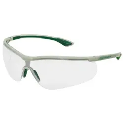 uvex sportstyle planet Schutzbrille, kratzfest, beschlagfrei 9193295 , Farbe: beige / grün