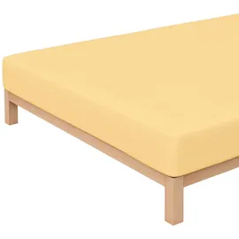 schlafgut Pure Baumwolle 90 x 190 - 100 x 220 cm yellow mid