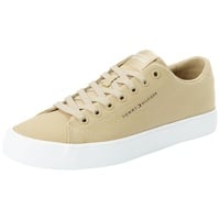 Tommy Hilfiger Th Hi Vulc Low Canvas Sneaker cleanem Look Beige