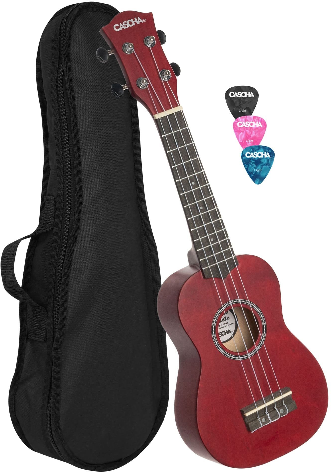 Cascha Sopran Ukulele Rot