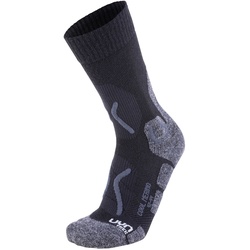 UYN Trekkingsocken Cool aus Merinowolle Herren black/grey melange 35-38