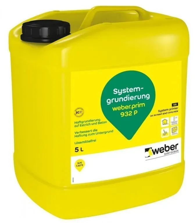 Systemgrundierung f. innen - weber.prim 932 P - 5ltr - Haftgrund