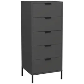 58 aufm Kessel Kommode Erna 51 x 123 x 45 cm Anthrazit