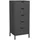 58 aufm Kessel Kommode Erna 51 x 123 x 45 cm Anthrazit