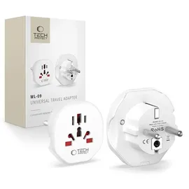 TECH-PROTECT Universal-reiseadapter von EU Weiß