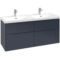 Villeroy & Boch Subway 3.0 Waschbeckenunterschrank, 4 Auszüge, 1272x576x478mm,