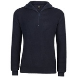 Brandit Textil Brandit Marine Pullover Troyer blau,