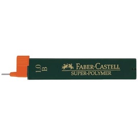 Faber-Castell Feinmine Super Polymer B, 0,9mm 12ST schwarz