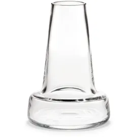 Holmegaard Flora Vase langer Hals, H 24 cm transparent