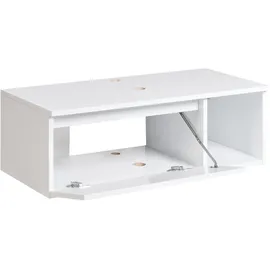 Beliani Waschbeckenunterschrank 80 x 40 cm Weiß