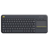 Logitech K400 Plus Wireless Touch Keyboard DNK/FIN/NOR/SWE schwarz