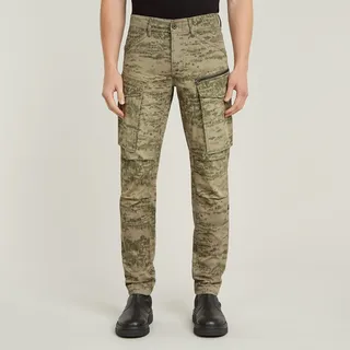 G-Star für Herren. D02190-D581-H175 Rovic Zip 3D Regular Tapered Hose grün (33/34), Lässig, Baumwolle