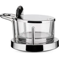 Alessi Käsedose rund silber 4,5 x 12 x 4,5 cm 0,2 l