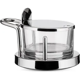 Alessi Käsedose rund silber 4,5 x 12 x 4,5 cm 0,2 l