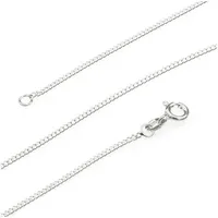 Bella Carina Silberkette Silber Kette Panzerkette 1,4 mm Stärke 925 Silber, 925 Sterling Silber silberfarben 50 cm