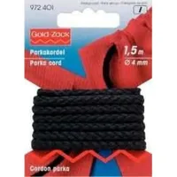 Prym 972401 Anorak- und Parkakordel 4 mm schwarz