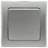 ChiliTec DELPHI Wechsel-Schalter Lichtschalter 230V Unterputz Silber