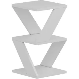 Asir Beistelltisch Spanplatte 30 x 50 x 30 cm Weiß