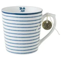 Laura Ashley Blueprint Collectables Candy Stripe Becher mit Henkel
