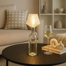 GLOBO Flaschenlampe Klar