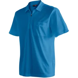 Funktionsshirt MAIER SPORTS "Arwin 2.0", Herren, Gr. 5XL, blau (saphirblau), 100% Polyester, Rundhals, Kurzarm, Shirts, Eignet sich ideal für Wanderungen und Freizeitaktivitäten