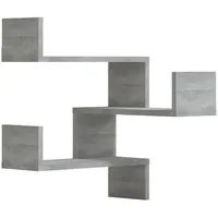 vidaXL Wandregal 40 x 40 x 50 cm Grau Sonoma
