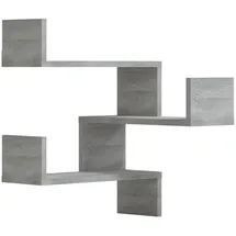 vidaXL Wandregal 40 x 40 x 50 cm Grau Sonoma