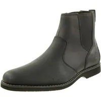 Timberland Herren Woodhull Chelsea Basic Stiefel, Black Full Grain, 43.5 EU