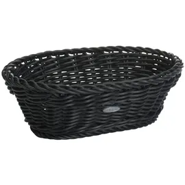 Westmark Mehrzweck-Korb oval 25 x 17 x 8,5 cm schwarz