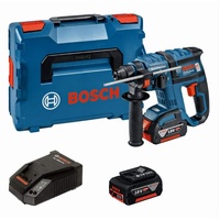 Bosch Professional GBH 18 V-EC Akku-Bohrhammer mit SDS-plus, 2x5,0 Ah Akku, EC-Motor, 1,7 J Schlagenergie, 2,6 kg inklusiv Akku, 18 V, L-Boxx, 061190400A