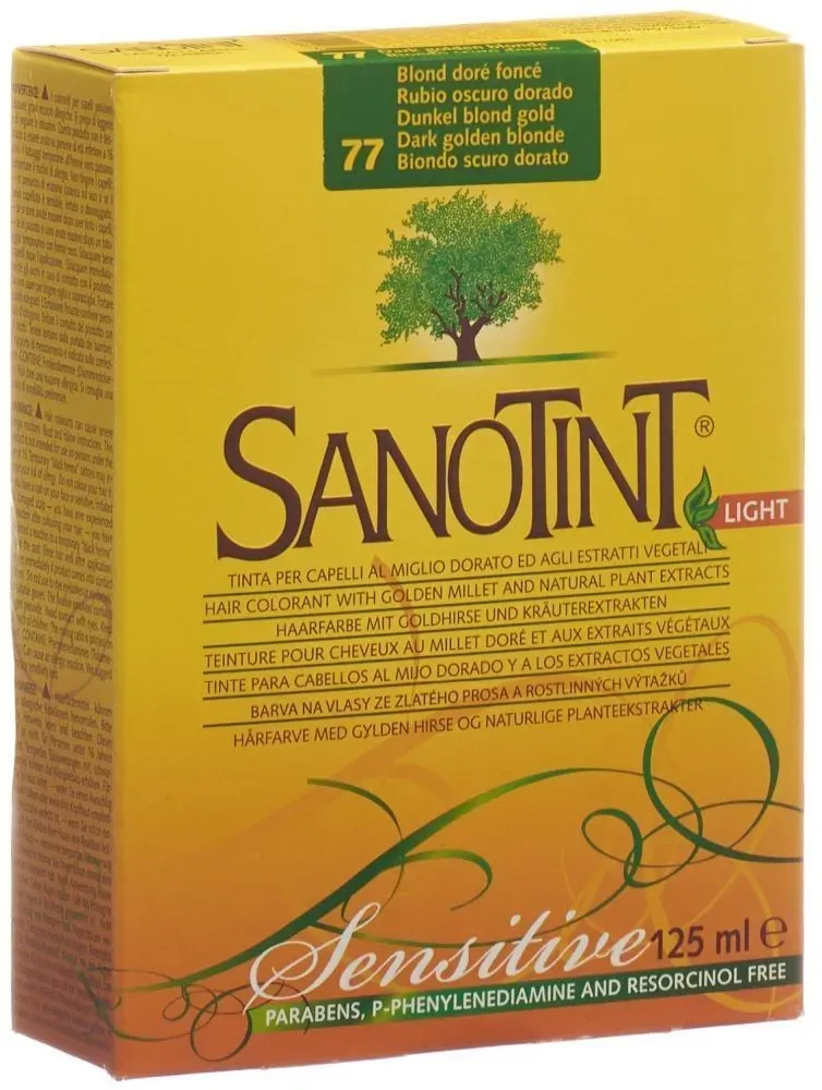 Sanotint® Sensitive Haarfarbe dunkelblond gold 77