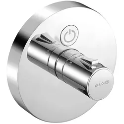 Unterputz-Thermostat Kludi Push, 1 Verbraucher, rund, chrom - 389020538