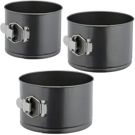 Relaxdays Springform hoch 3er Set Ø 14/16/18 cm