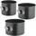 Relaxdays Springform hoch 3er Set Ø 14/16/18 cm