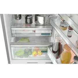 Siemens iQ500 KG39NAIAU Kühl-Gefrierkombination (363 l, 2030 mm hoch, Gebürsteter Stahl)