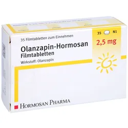 Olanzapin Hormosan 2,5 mg Filmtabletten 35 St