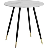 KADIMA DESIGN Esszimmertisch 75 x 75 x 76 cm weiß