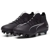 Puma Ultra 5 Match+ FG/AG Soccer Shoe, Black White, 39 EU