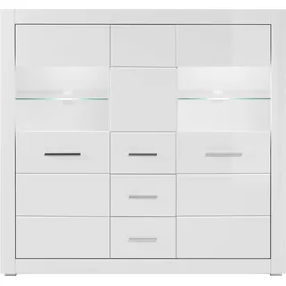 design-wohngalerie Highboard »BIANCO«, weiß