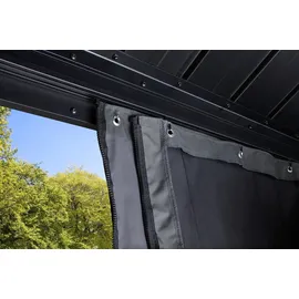 Sojag Seitenwände für Pavillon Messina 12 x 20 m Dunkelgrau