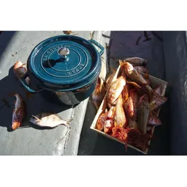 Staub Cocotte 24 cm rund la-mer