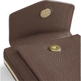lazarotti Geldbörse Damen Bologna Leather Zip Around Wallet taupe