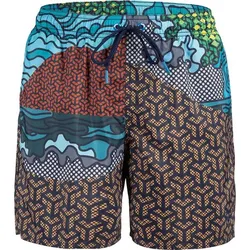ARENA Herren Badeshorts MENS BEACH BOXER PLACED, SKY&BEACH, S