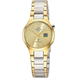 Master Time MTLA-10915-61M Damen-Funkuhr Lady Line Bicolor
