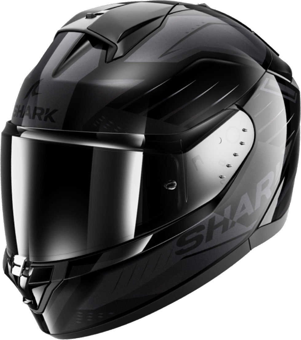 Shark Ridill 2 Bersek, Integralhelm - Schwarz/Grau - XS