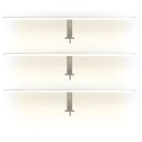 Kalb Material Für Möbel LED Kleiderschrankleuchte Aufbauleuchte Schrankbeleuchtung 600mm, Auswahl:3er Set warmweiss