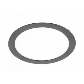 Aigostar Einbauleuchte 18W rund schwarz Aluminium Ø 225mm 1520 Lumen Warmweiß