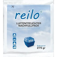 30x 275g "reilo" Luftentfeuchter Granulat (Calciumchlorid) im Vliesbeutel - Nachfüllpack für Raumentfeuchter ...